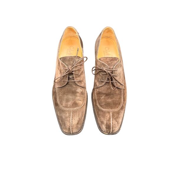 Cole Haan Suede Oxford Shoes Brown Men’s 9 Dress Casual Italy main image 4